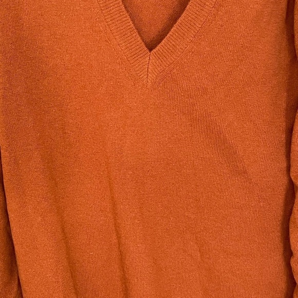 Lambswool Sweater V-Neck Size XXL/54 Made in Italy - Picture 7 of 10